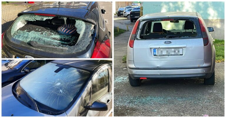 Peste 30 de mașini au fost vandalizate în cartierul Burdujeni de trei indivizi
