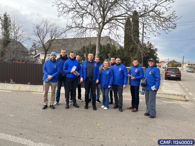 Echipele PNL Suceava au fost astăzi în orașul Salcea