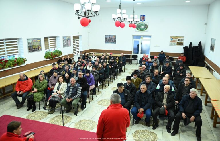 Echipa PSD Suceava a avut o întâlnire cu locuitorii din Hănțești