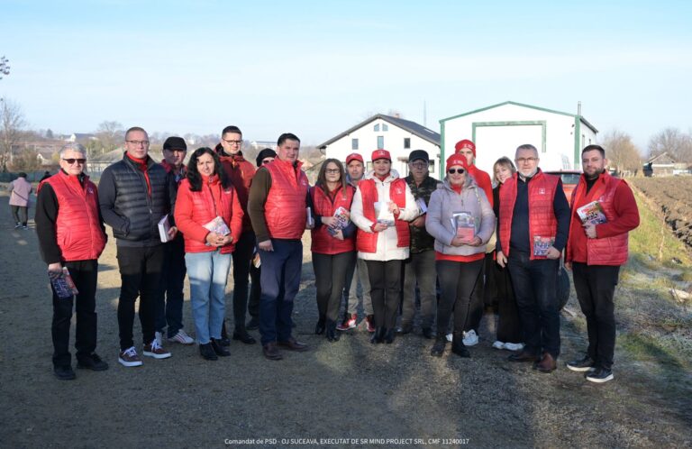 Echipa PSD Suceava a fost în piața de la Liteni: „Am subliniat importanța susținerii agricultorilor locali și a dezvoltării fermelor pentru a reduce dependența de importuri și a crește competitivitatea pe piața națională”