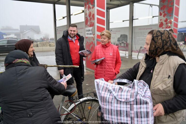 Echipa PSD Suceava a fost în piața din Marginea: „PSD a demonstrat, prin guvernarea sa, că este un partener de încredere pentru toți românii”