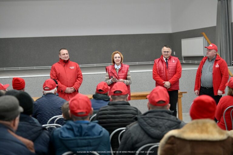 Echipa PSD Suceava s-a întâlnit cu cetățenii din Stroiești pentru a discuta despre prioritățile majore ale județului: „Am dovedit, în acest an și jumătate, că știm cum să aducem rezultate palpabile pentru români”