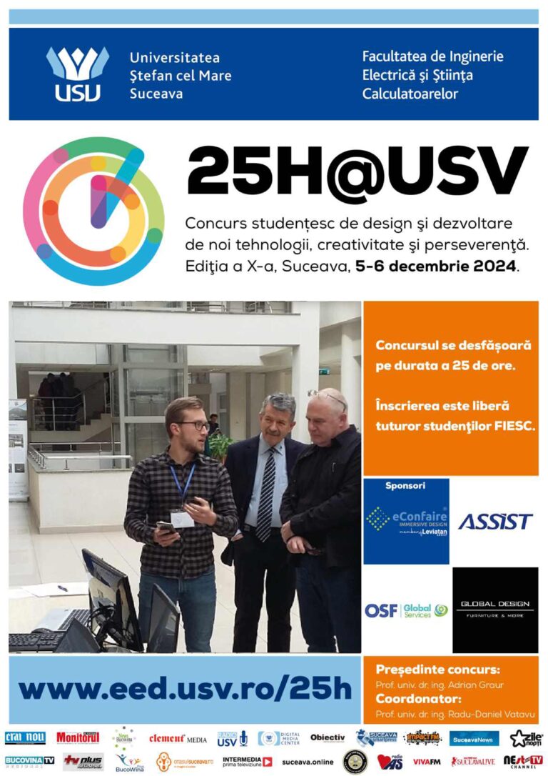 Concursul „25 de ore la USV”, ediția 2024