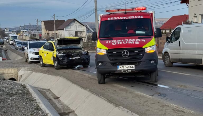 Un taximetrist beat a produs un accident la Bosanci