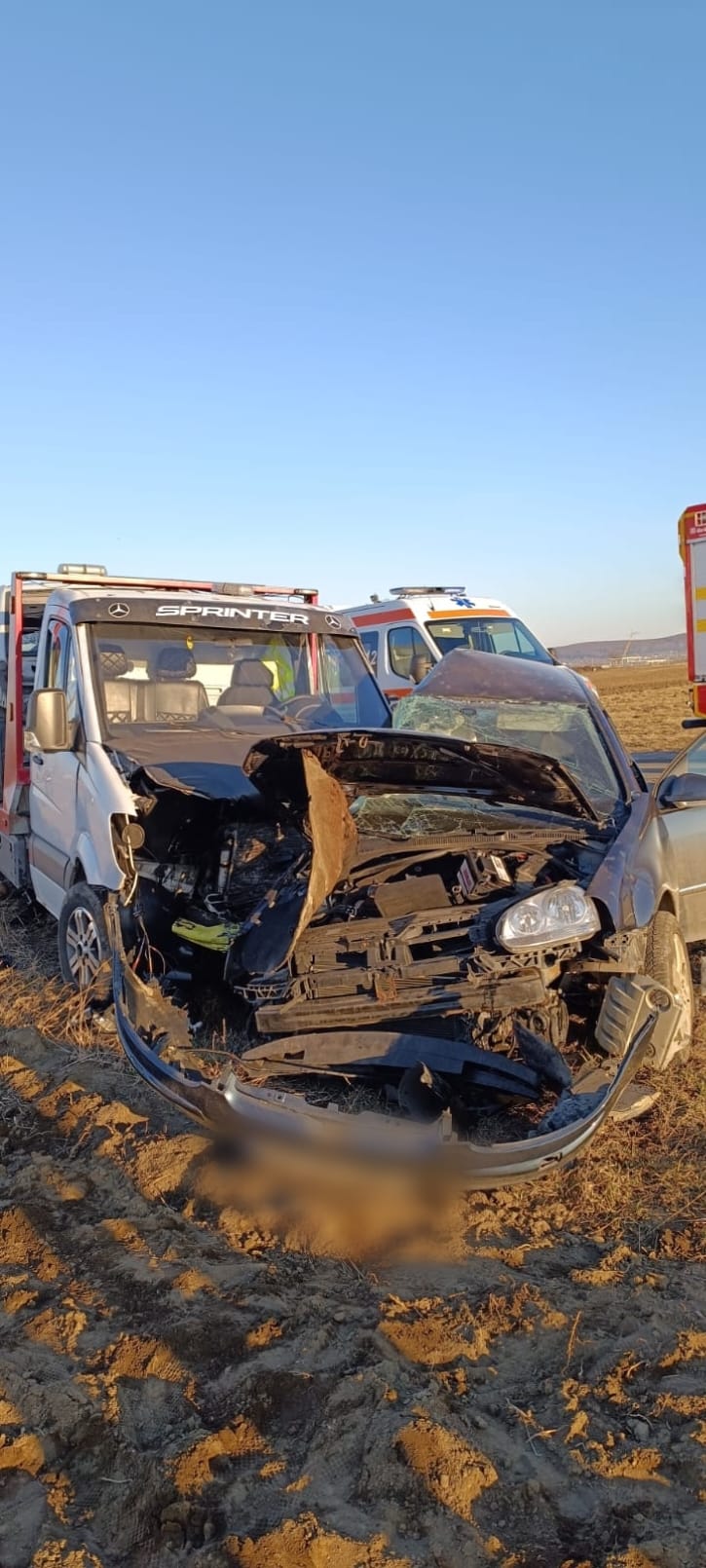 Un șofer beat a fost implicat într-un accident, la Marginea
