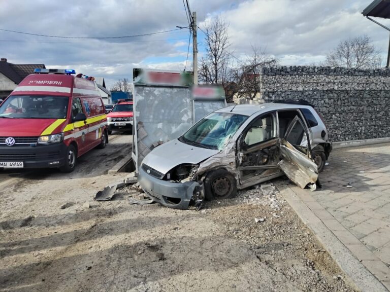 O tânără și fiul ei de nici doi ani au fost răniți într-un accident produs la Milișăuți