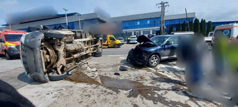 Doi bărbați au fost răniți în urma unui accident produs în față la Linda Ecotil