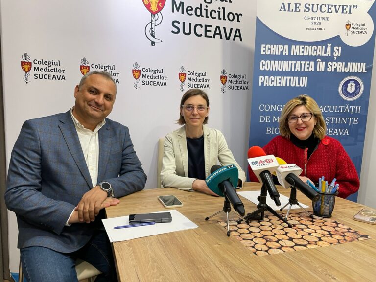 Colegiul Medicilor Suceava, în parteneriat cu Facultatea de Medicină și Științe Biologice din cadrul USV, organizează cea de-a XIII-a ediție a Conferinței „Zilele Medicale ale Sucevei”