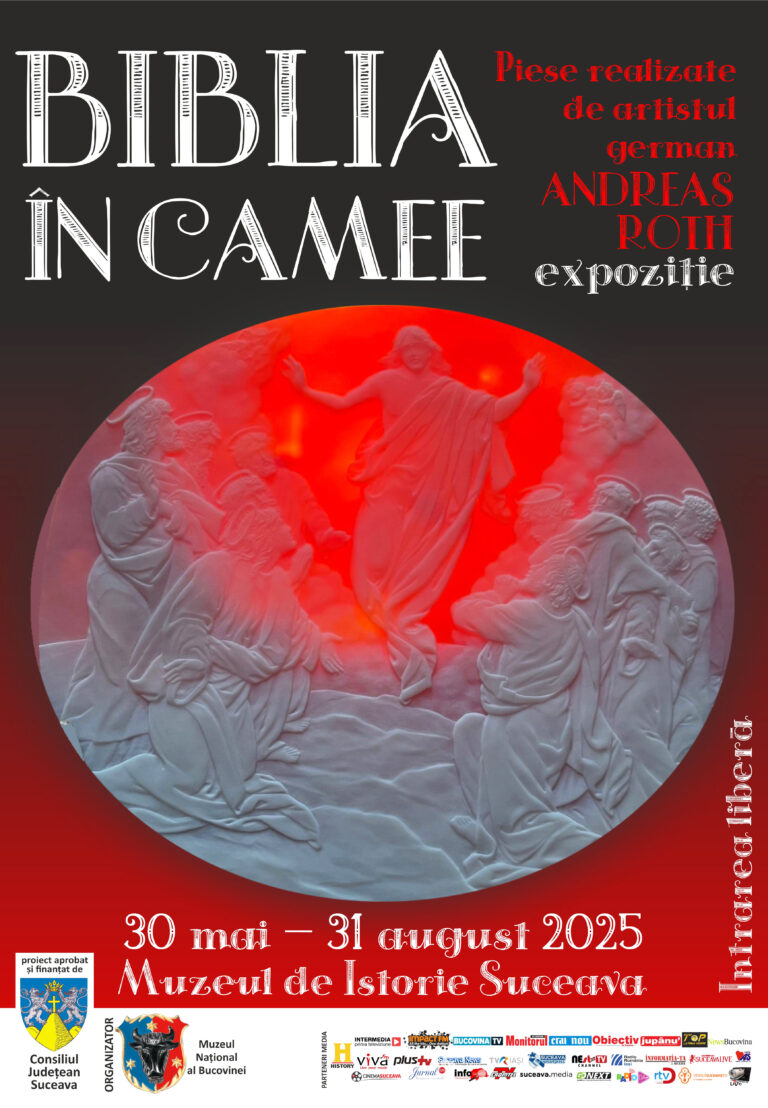 Muzeul Național al Bucovinei vă invită la vernisajul expoziţiei Biblia în camee, a artistului german Andreas Roth