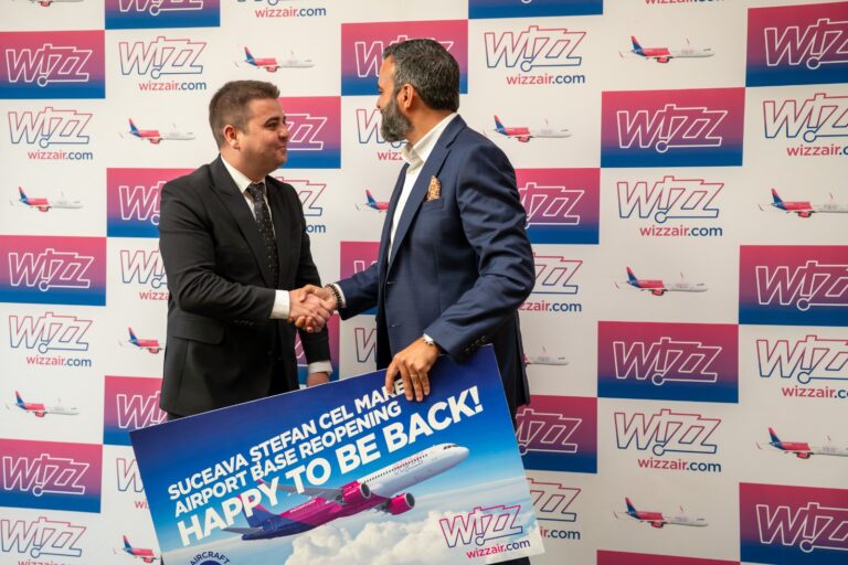 Wizz Air a anunțat redeschiderea bazei sale de la Suceava: „Îmi doresc să avem aeronavele pline de pasageri, să ajungem în top 3 aeroporturi din România”
