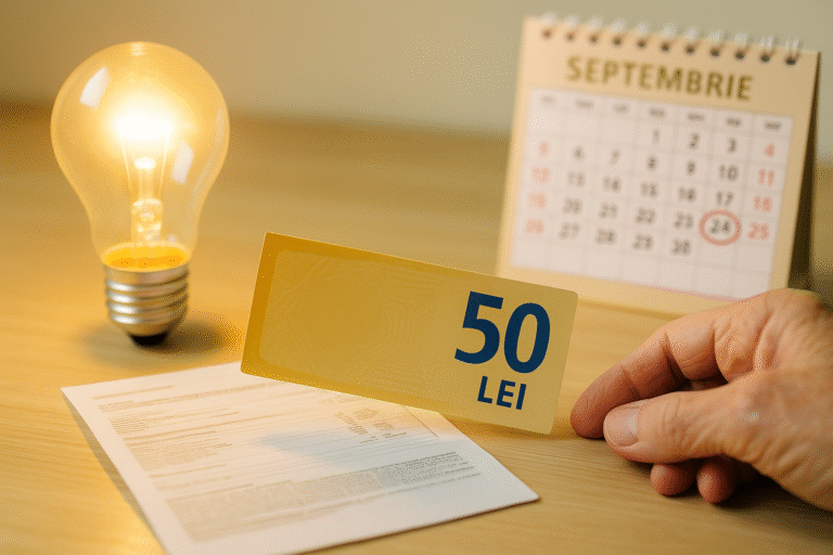 AJPIS Suceava a anunțat că mai sunt doar 12 zile pentru a solicita tichetul de energie în valoare de 50 de lei pentru facturile din iulie și august 2025