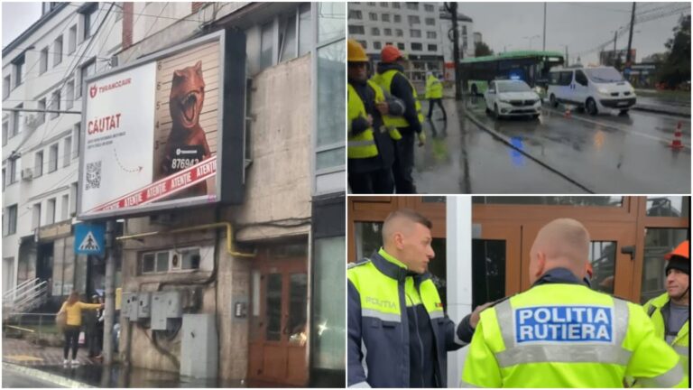 Viceprimarul DIC s-a transformat peste noapte din erou în abuzator, dând atacul la un panou publicitar montat legal, cu contract până în 2028