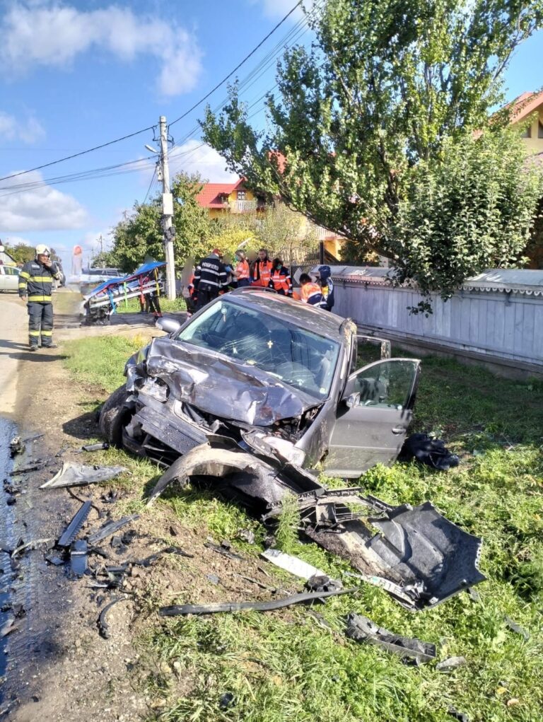 Șoferul beat care și-a rănit familia într-un accident la Cornu Luncii a fost arestat preventiv pentru 30 de zile