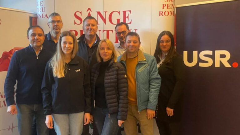 USR Suceava se implică în campania de donare de sânge: „Fiecare gest contează, fiecare donare poate salva o viață”