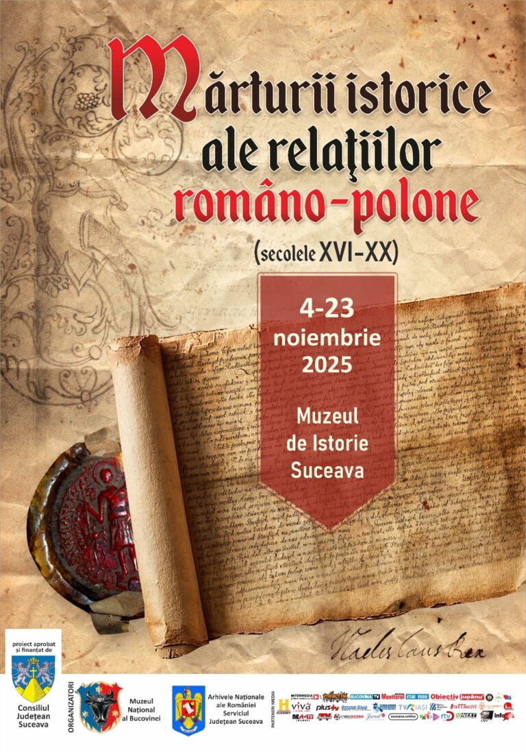 Muzeul Naţional al Bucovinei găzduiește expoziţia Mărturii istorice ale relaţiilor româno-polone (secolele XVI-XX)