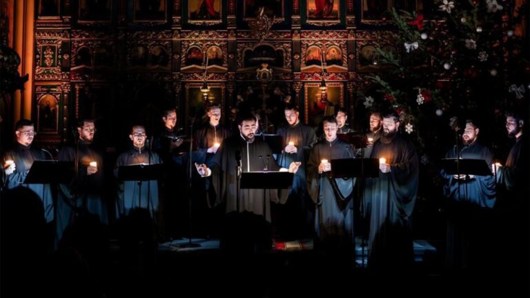 Concert extraordinar de colinde la Mănăstirea „Sfântul Ilie” Șcheia – Corul Academic Byzantion revine la Suceava