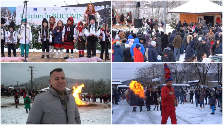 Sute de localnici și turiști, la Festivalul de Datini și Obiceiuri de la Sucevița. Bucovina autentică, trăită prin tradiție