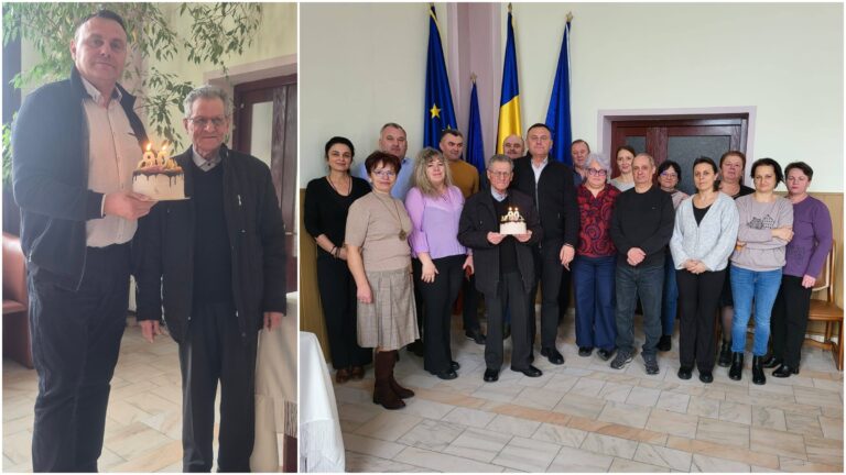 Fostul primar al comunei Dorna Candrenilor, Mafteiu Candrea, sărbătorit de administrația locală la împlinirea vârstei de 90 de ani: „Îi mulțumim pentru munca depusă și să îi urăm multă sănătate și liniște”