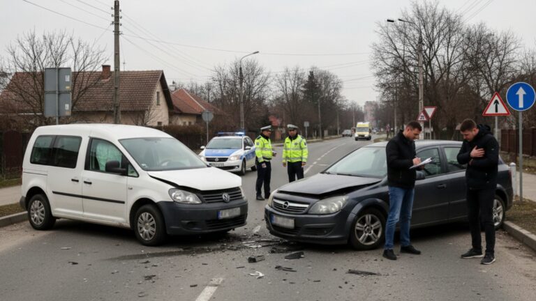Două persoane au ajuns la spital în urma unui accident produs la Siret
