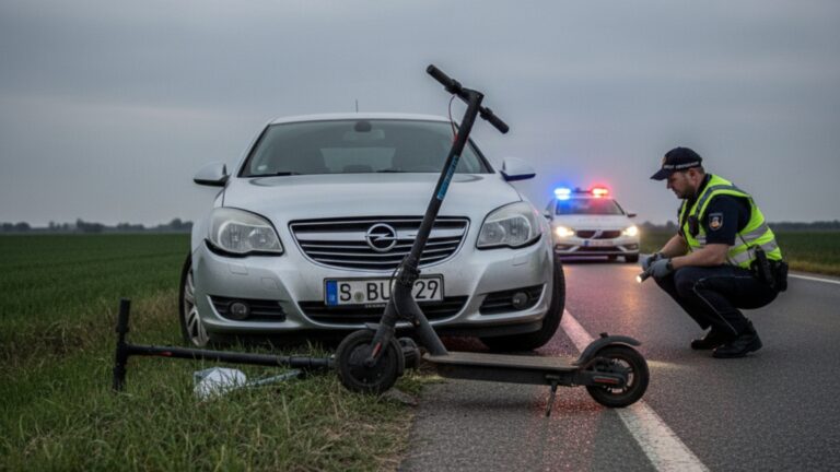 Copil de 12 ani rănit la Cajvana după ce a fost acroșat de un autoturism în timp ce se deplasa cu trotineta electrică