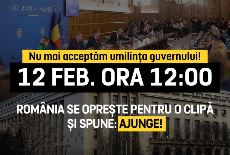 Proteste organizate de AUR Succeava la data de 12 februarie, la ora 12.00, în Suceava, Rădăuți, Fălticeni, Câmpulung Moldovenesc, Gura Humorului și Vatra Dornei