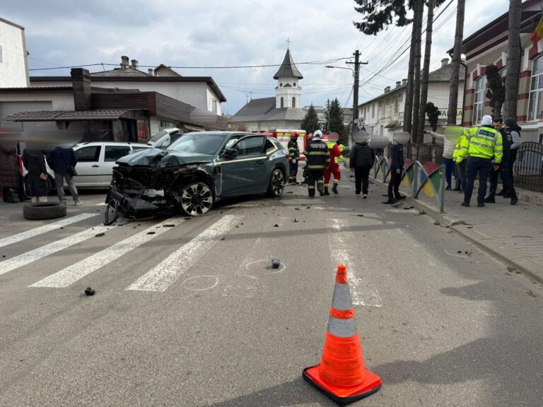 Afaceristul care l-a spulberat cu mașina pe pompierul Vasile Ignat pe un trotuar din Fălticeni a fost reținut de polițiști