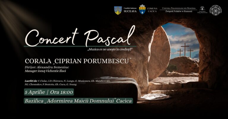Concert Pascal sub cupola Bazilicii din Cacica. Corala Ciprian Porumbescu aduce „Muzica ce ne unește în credință”: „Acest concert pascal nu este doar un simplu eveniment muzical, ci o invitație la unitate și reflecție”