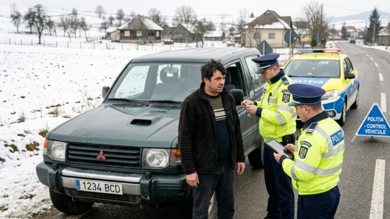 Un șofer din Frasin a fost reținut de polițiști după ce a fost prins a treia oară la volan cu permisul suspendat
