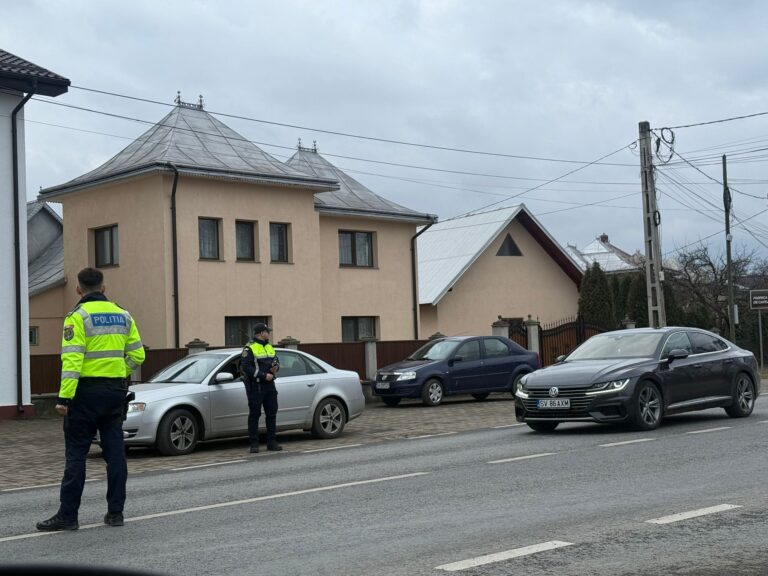 Razie de amploare în zona Rădăuți soldată cu opt persoane private de libertate, arme ridicate și sute de șoferi trași pe dreapta de forțele de intervenție