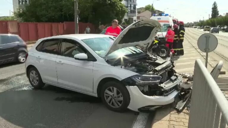 Accident produs de un șofer beat turtă pe o stradă din Șcheia
