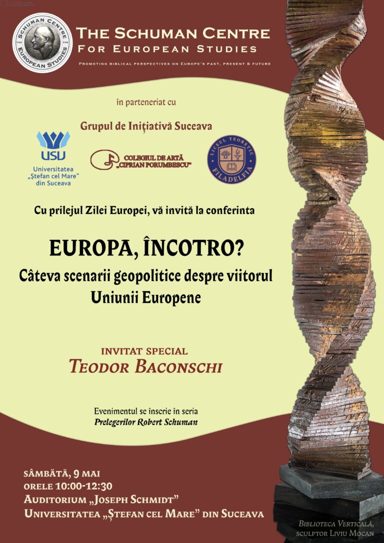 USV găzduiește conferința „EUROPA, ÎNCOTRO?”