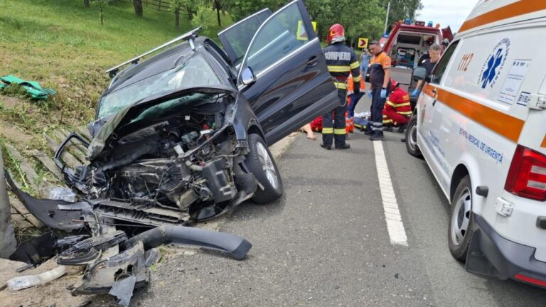 Un șofer din Forăști s-a ales cu un dosar penal după ce a produs un accident în fața casei sale