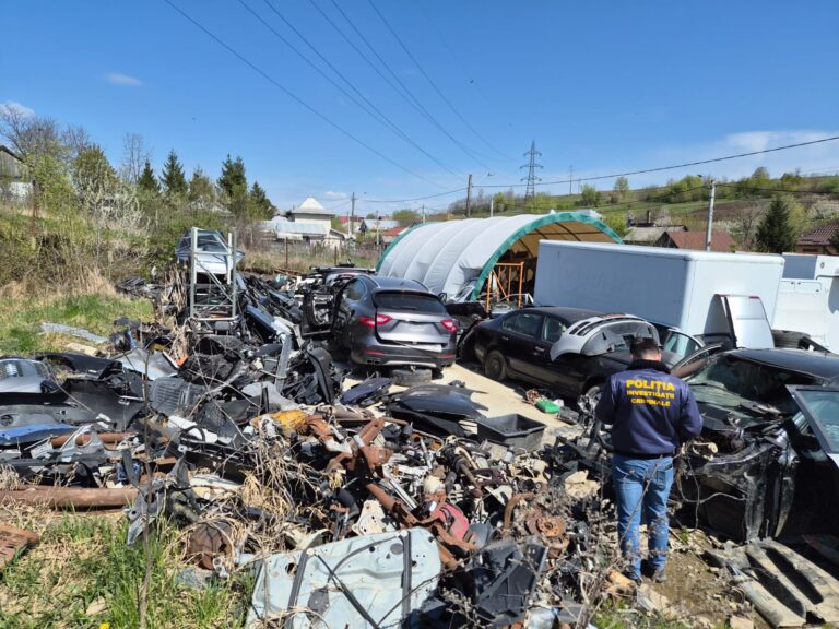 Un Porsche și un BMW, furate din Marea Britanie, au fost găsite dezmembrate la Bunești
