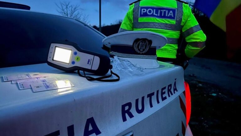 Un tânăr fără permis din Sucevița a fost prins de radar gonind prin localitate cu o mașină neasigurată