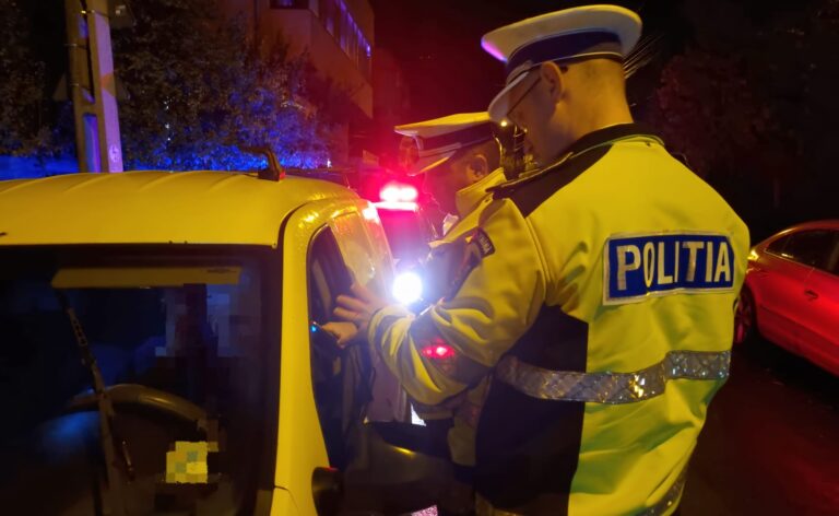Un tânăr de 23 de ani a fost prins la volan fără permis în centrul comunei Dumbrăveni