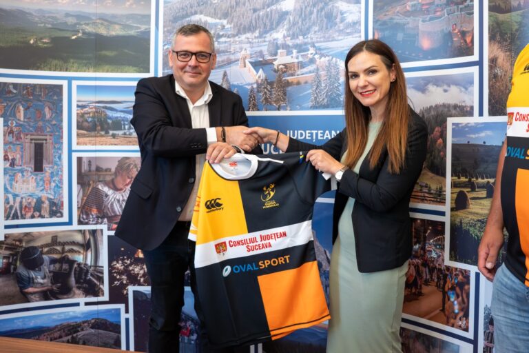 Consiliul Județean Suceava, principalul partener al Rugby Club Gura Humorului, singura echipă din județ care evoluează în Liga Națională