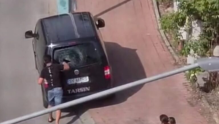 Tânăr a fost reținut de polițiștii suceveni după ce a distrus terasa restaurantului Ramiro și a spart luneta unei mașini