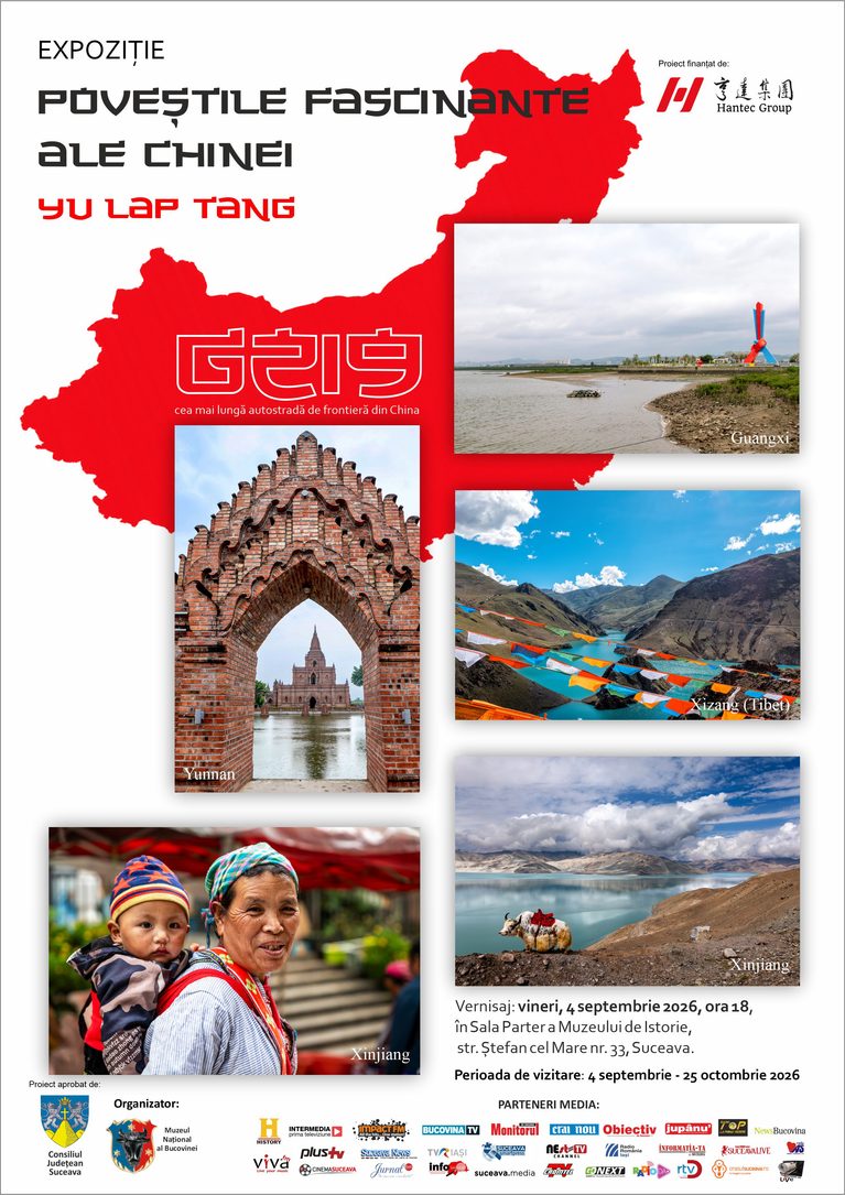 „Poveștile fascinante ale Chinei” – o călătorie fotografică de-a lungul G219, la Muzeul de Istorie din Suceava