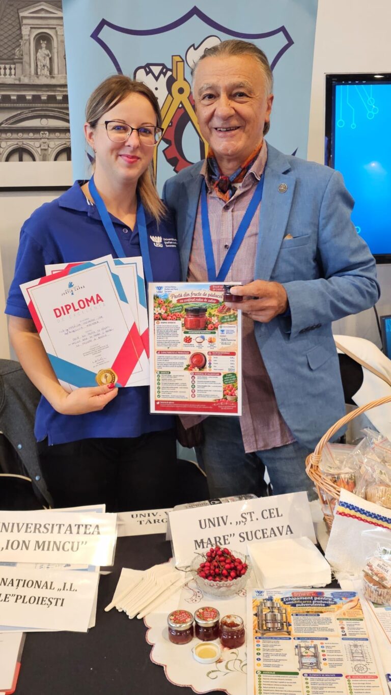 Universitatea „Ștefan cel Mare” din Suceava a obținut patru medalii de aur la Salonul Internațional de Invenții și Inovații „Traian Vuia” de la Timișoara