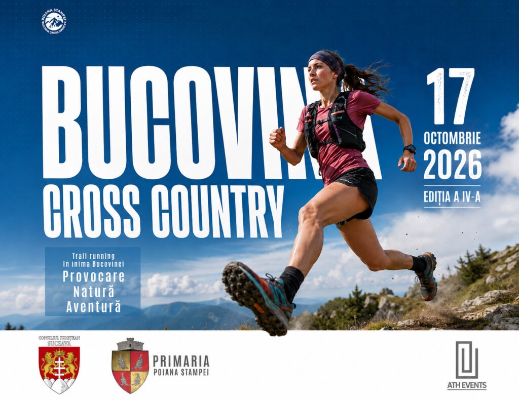 Afișul Bucovina Cross Country 2026, ediția a IV-a, 17 octombrie, Poiana Stampei