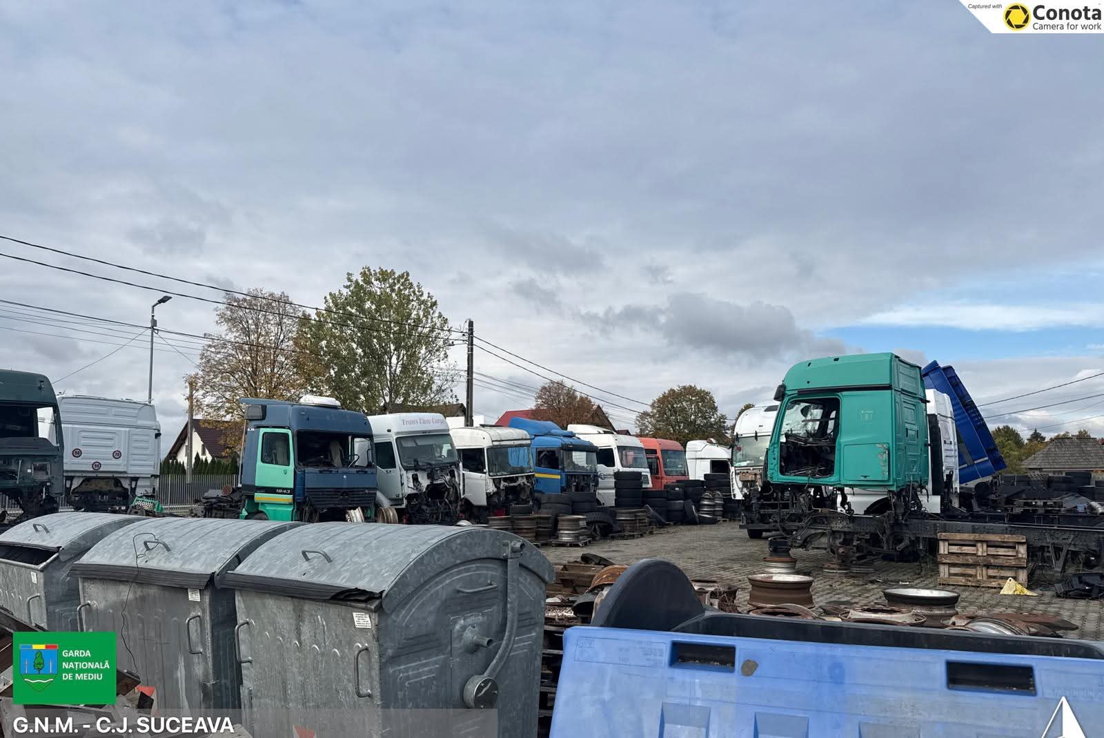Vehicule și componente auto la un centru verificat de Garda de Mediu Suceava