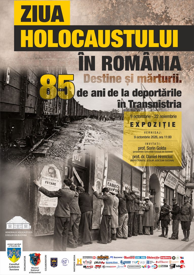 Ziua Holocaustului din România. Destine și mărturii. 85 de ani de la deportările în Transnistria