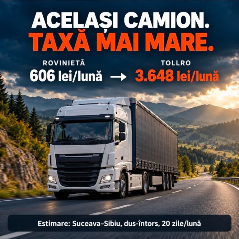 Deputatul Valentin Răducea: „O creștere de 502% a taxei de drum prin TollRo! Cât mai pot suporta firmele și cât mai pot plăti familiile?”